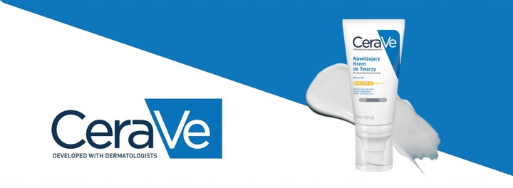 CeraVe Krem Nawilżający do Twarzy, Skóra Normalna i Sucha z SPF 30 52ml