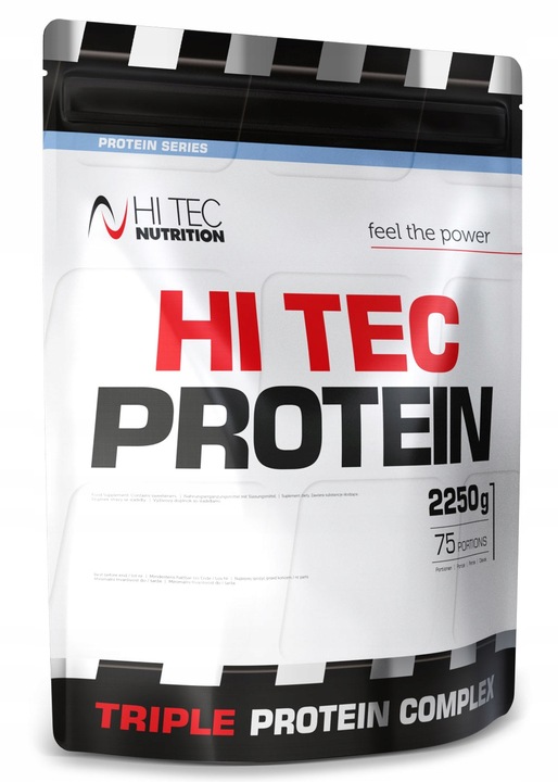 HI TEC PROTEIN 2250g BIAŁKO SERWATKOWE+KAZEINA ODRZYWKA BIAŁKOWA WANILIOWA