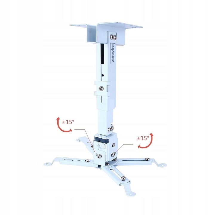 Uchwyt Wieszak do Projektora Rzutnika Zenwire 4w1 Sufitowy Ścienny do