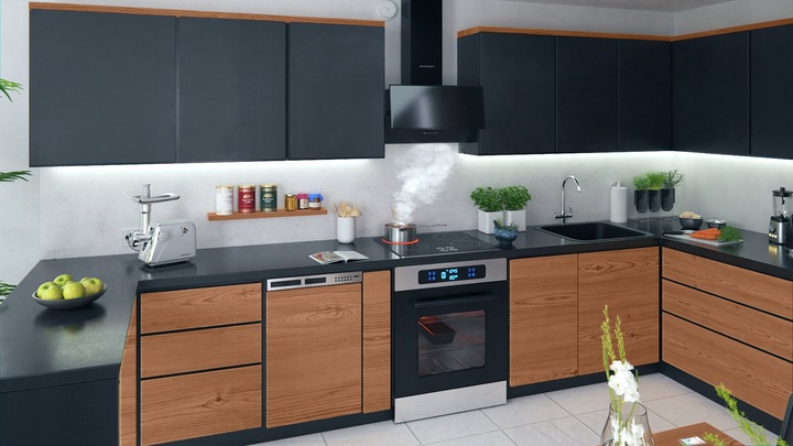 OKAP KUCHENNY 60cm KOMINOWY BT-211 BERDSEN