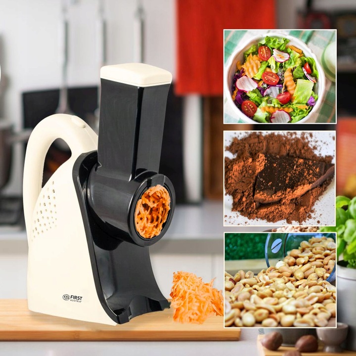 Szatkownica elektryczna do warzyw tarka 4 KOŃCÓWKI =First Austria=