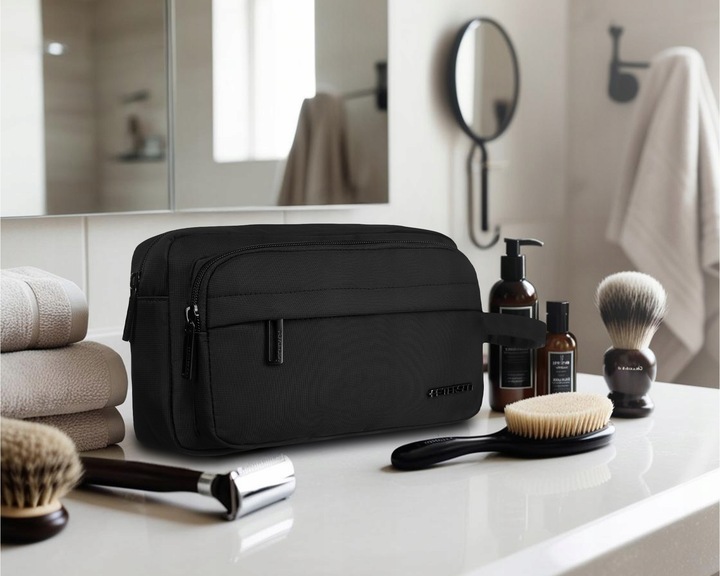 Peterson kosmetyczka męska z uchwytem saszetka na kosmetyki pojemna