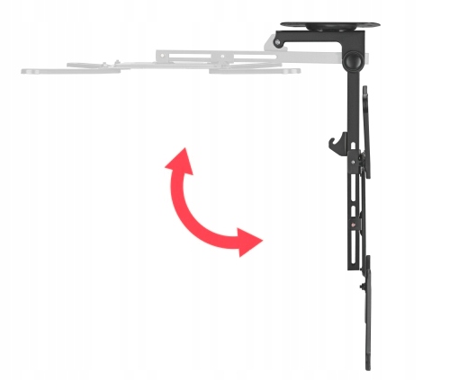 UCHWYT DO TELEWIZORA SUFITOWY 23-55 CALI SKŁADANY REGULOWANY WIESZAK