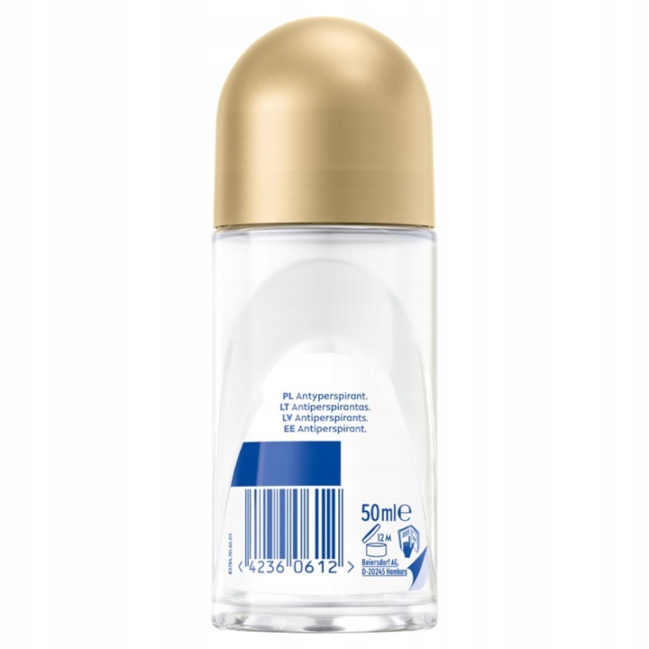 NIVEA Black&White Invisible Silky Smooth Antyperspirant roll-on 4 x 50 ml