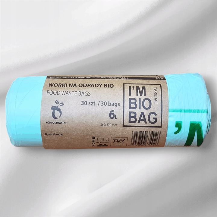 WORKI BIODEGRADOWALNE KOMPOSTOWALNE 6L BIO 150szt