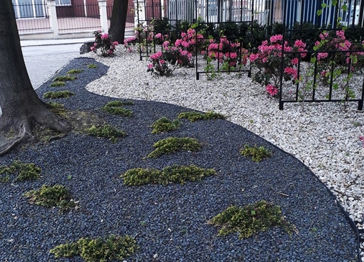 Grys Czarny Kamień Bazalt Ozdobny do Ogrodu 8-16mm WYSELEKCJONOWANY