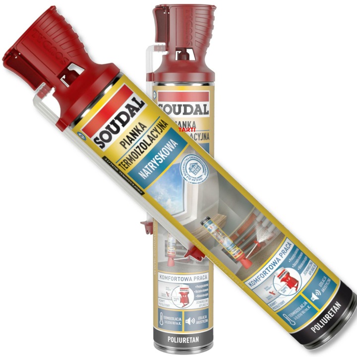 PIANKA NATRYSKOWA TERMOIZOLACYJNA SOUDAL (Genius GUN - wężykowa)