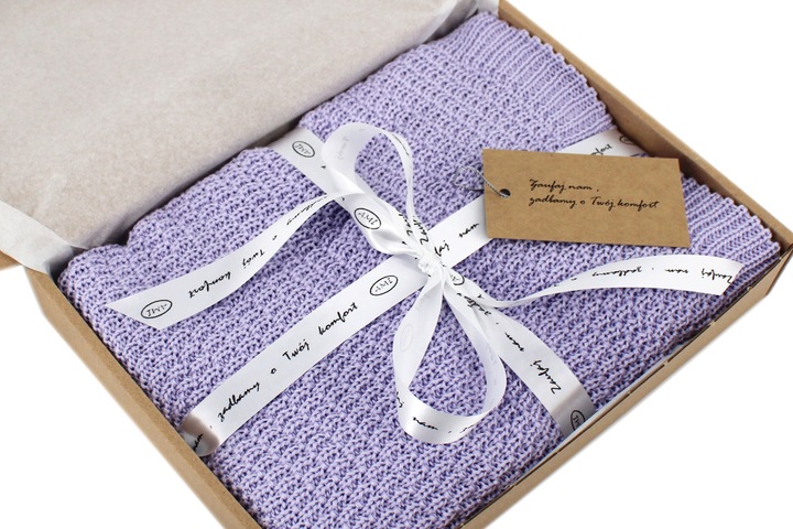 KOCYK DZIECIĘCY BAMBUSOWY 100 x 80 KOŁDERKA OTULACZ NA PREZENT W PUDEŁKU