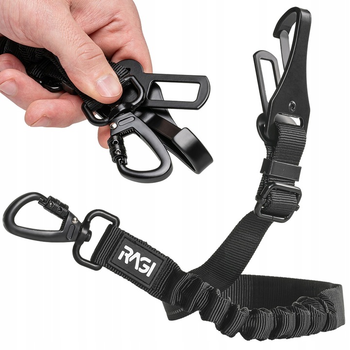 PAS BEZPIECZEŃSTWA SMYCZ DLA PSA Kota Pasy ISOFIX 2w1 DO SAMOCHODU AUTA