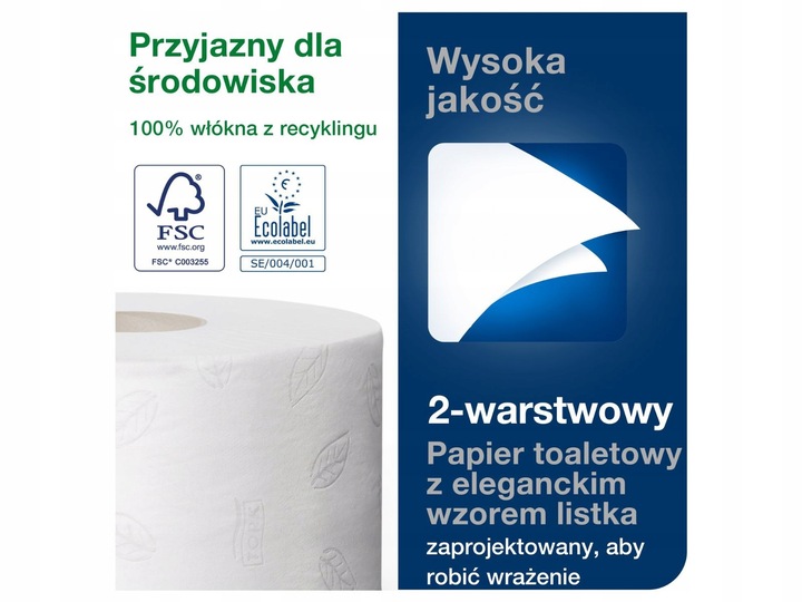 Papier toaletowy Tork 120280 Advanced T2 Jumbo x12