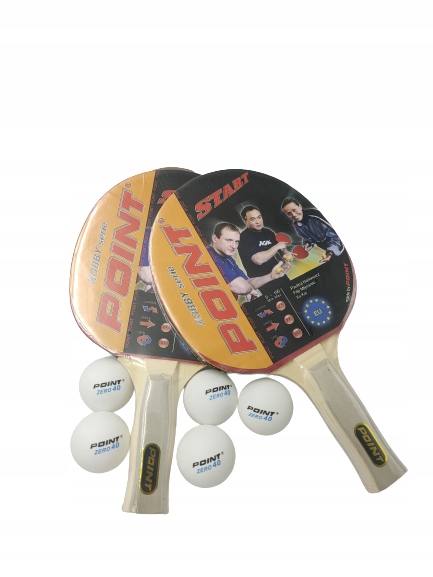 Zestaw do tenisa stołowego START 2 Rakietki 5 Piłe