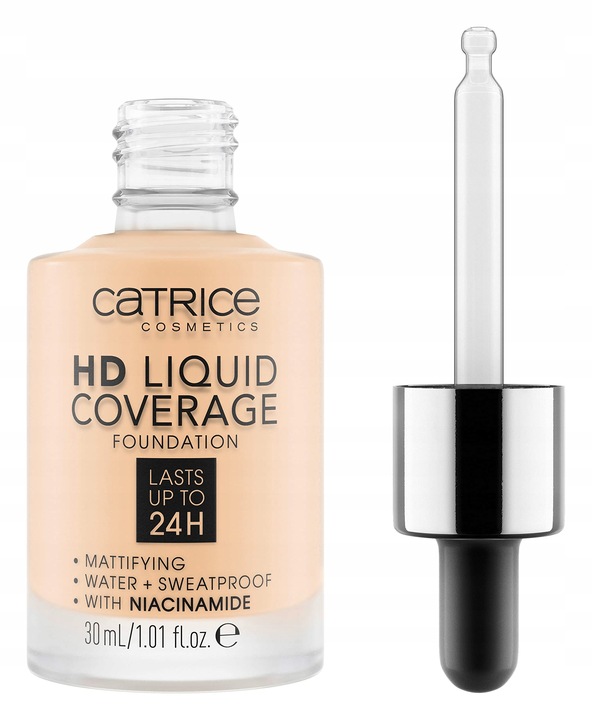 CATRICE HD LIQUID COVERAGE podkład do twarzy 010 light beige 30 ml