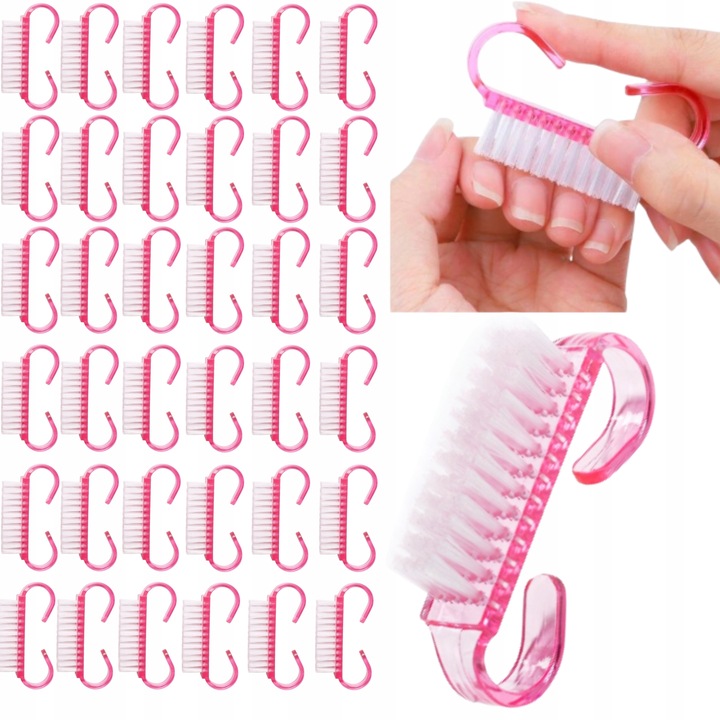 100 SZT SZCZOTECZKA SZCZOTKA DO MANICURE USUWANIA PYŁU PAZNOKCI