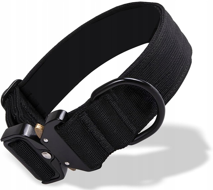 TAKTYCZNA OBROŻA QR DLA PSA MOCNA REGULOWANA POLICYJNA MOCNA 40-55cm L 4cm