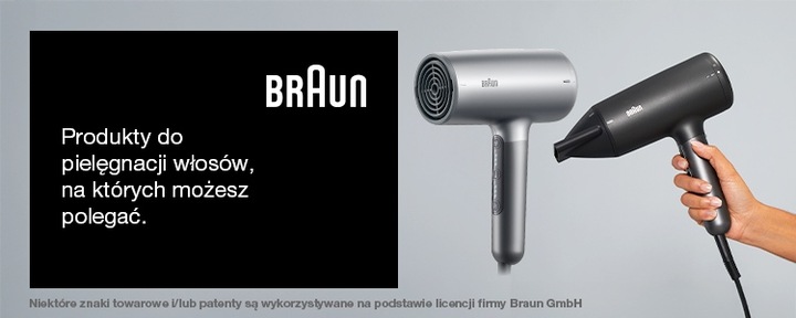 SUSZARKO LOKÓWKA BRAUN AS330 SATIN HAIR DO WŁOSÓW