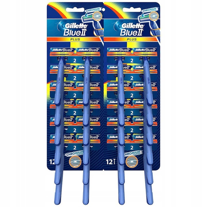 GILLETTE Blue2 Plus jednorazowe maszynki do golenia 24 szt