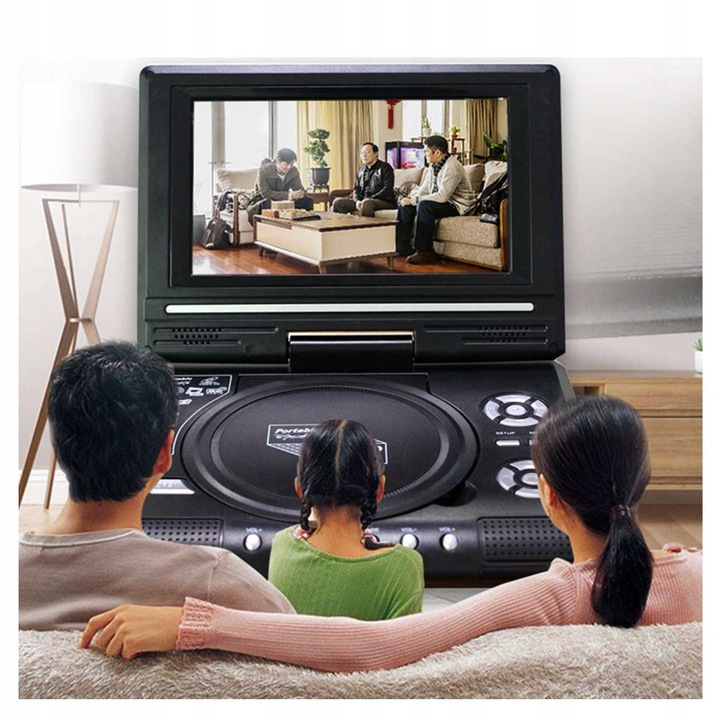 Odtwarzacz DVD Samochodowy Przenośny 7.8"