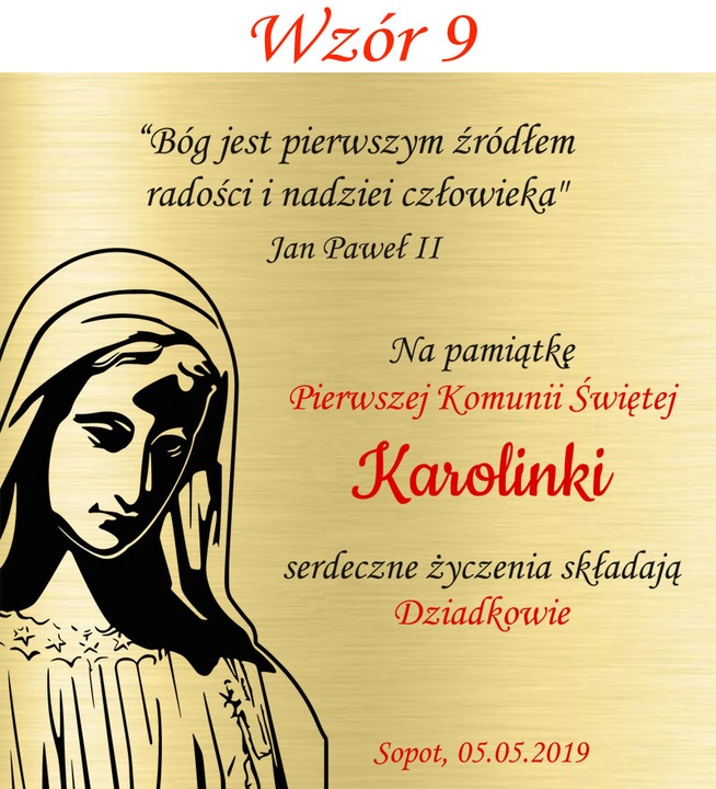 PUDEŁKO PREZENT GRAWER PAMIĄTKA PIERWSZEJ KOMUNII