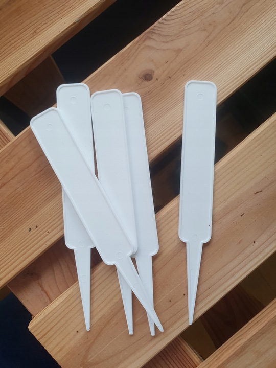 Tabliczki etykiety do opisu roślin biały 20 x 147 mm 100 szt. PL PRODUCENT