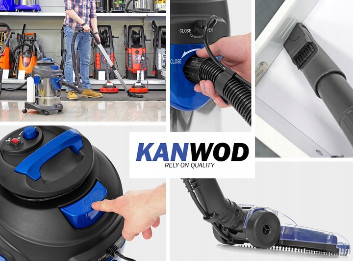 ODKURZACZ PIORĄCY DO TAPICERKI DYWANÓW 10W1 ZESTAW SSAWEK MOCNY PŁYN 1L