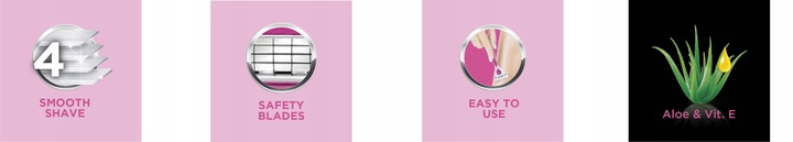 Wilkinson Quattro for Women 3 wkłady do golenia x2