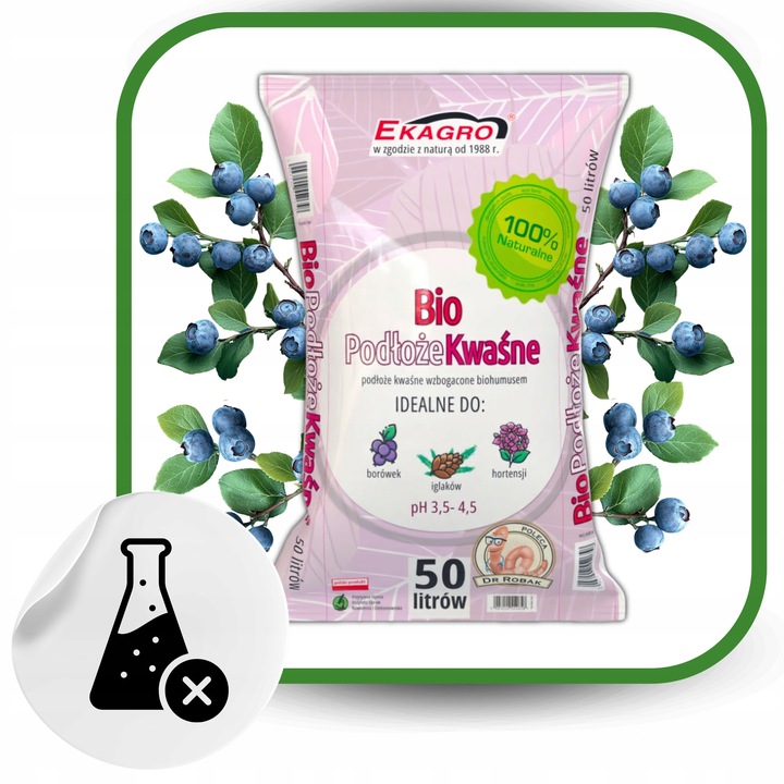 Torf Kwaśny Podłoże z EKO Nawozem BORÓWKA IGLAKI