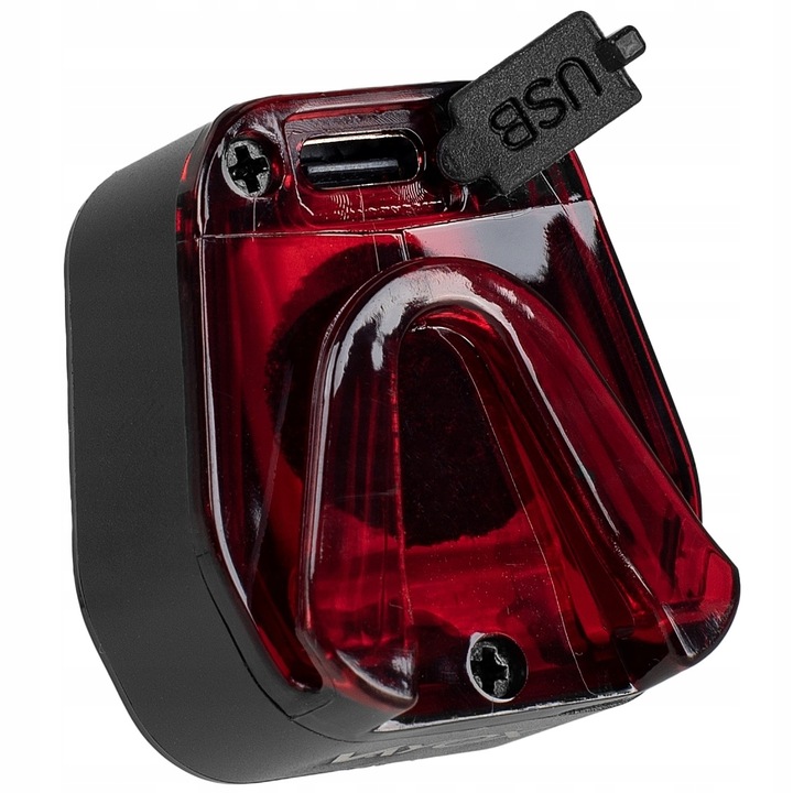 LAMPKA ROWEROWA TYLNA LED NA ROWER ŚWIATŁO CZERWONE MOCNE TYŁ AKU USB VAYOX