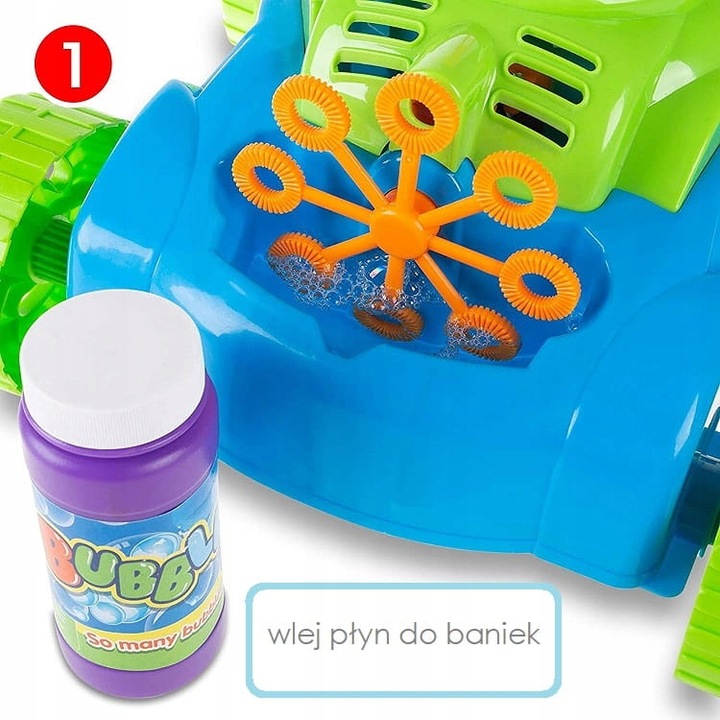 KOSIARKA NA BAŃKI MYDLANE NA BATERIE + PŁYN