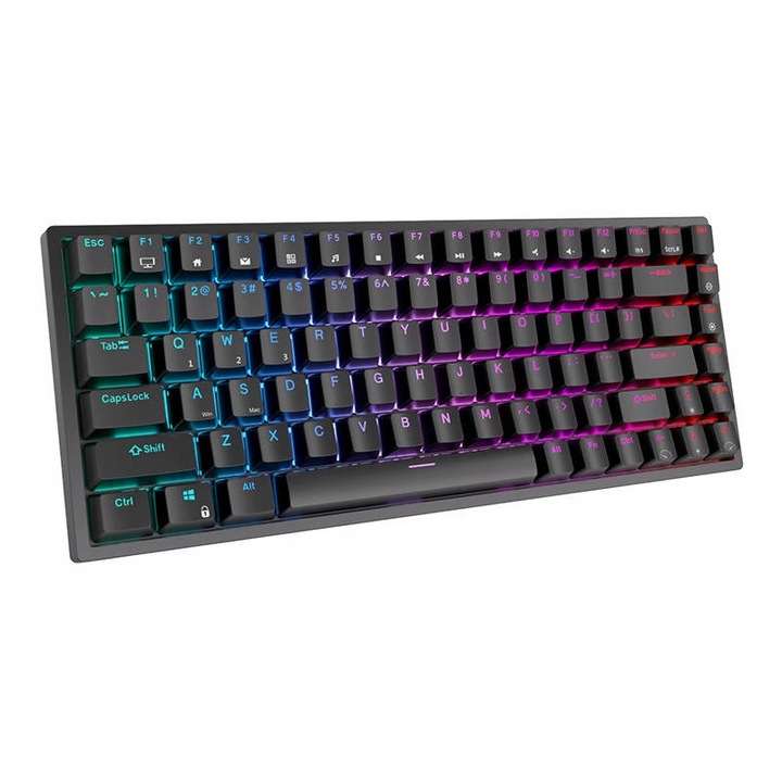 Bezprzewodowa Klawiatura Mechaniczna Royal Kludge Rk84 Red Switch Rgb