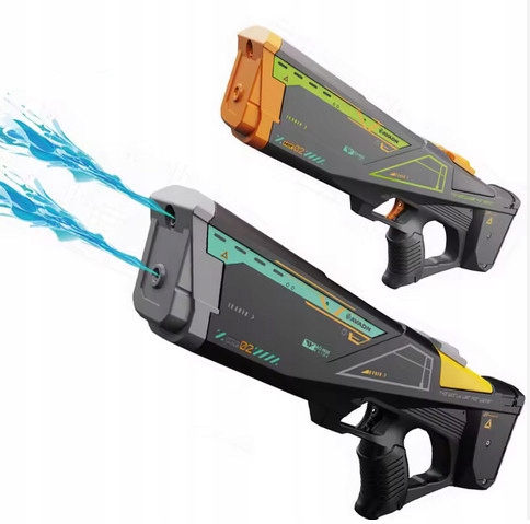 PISTOLET NA WODĘ KARABIN AUTOMAT Elektryczny miotacz wody AKUMULATOR USB
