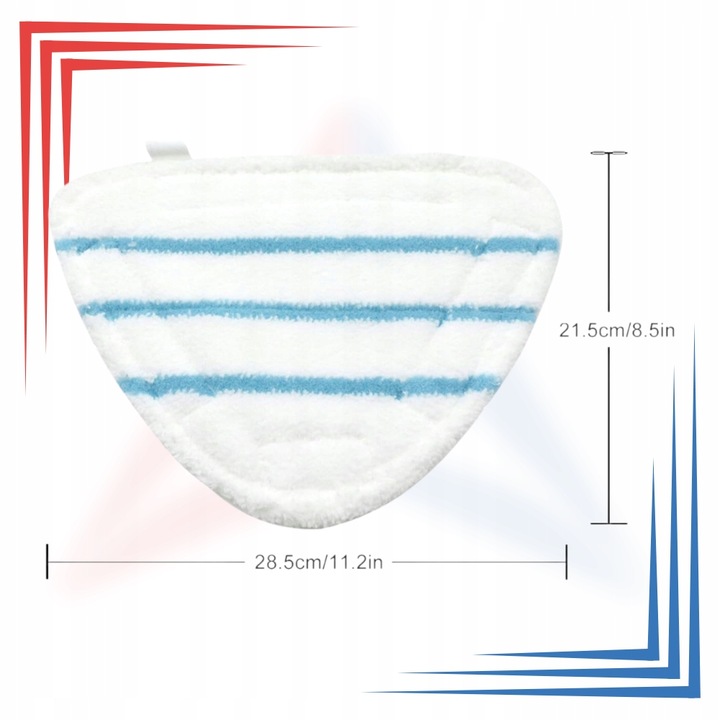 Nakładka do mopa parowego Ariete Silvercrest Cadry H2O z mikrofibry -