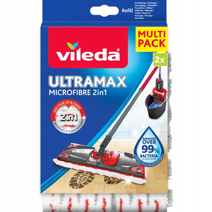 Wkład do mopa VILEDA Ultramax Ultramat TURBO 2 szt Oryginalne