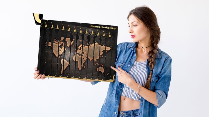 Prezent dla podróżnika | Mapa Świata