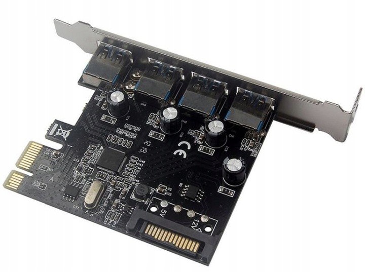 Kontroler Adapter Karta PCI-E 1x na 4x USB 3.0