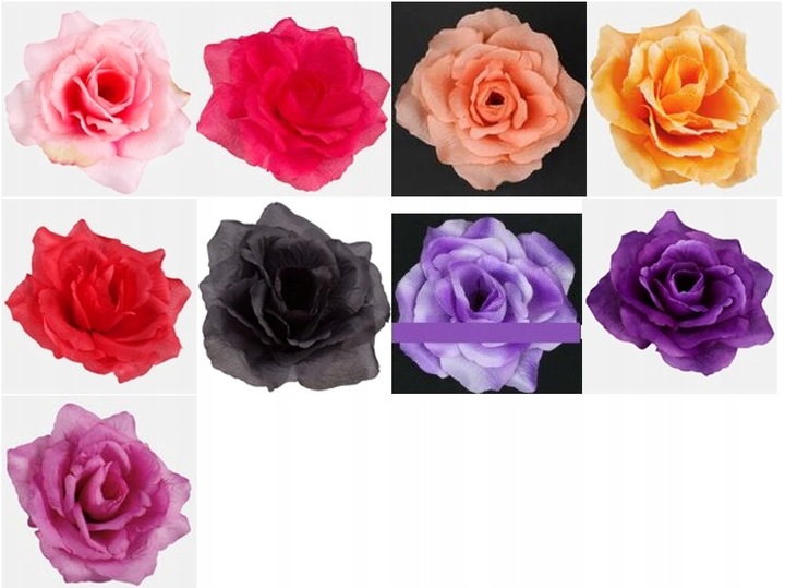 Dekoracja samochodu ozdoby na auto do ślubu płatki