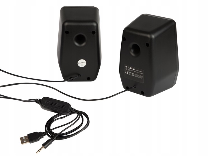 ZESTAW GŁOŚNIKÓW 2.0 DO LAPTOPA PC KOMPUTEROWE GAMINGOWE LED RGB USB 5V 8W