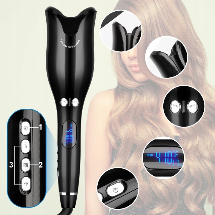 Lokówka automatyczna do stylizacji kręcenia włosów GRZEBIEŃ 2XSPINKA