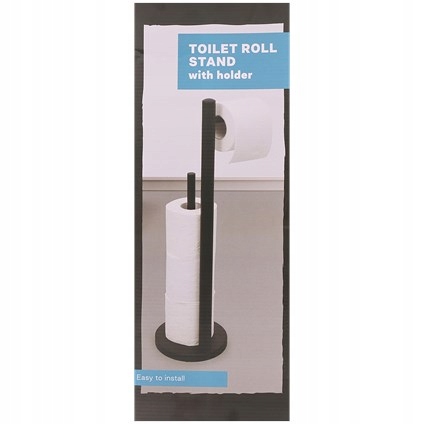 UCHWYT NA PAPIER TOALETOWY STOJĄCY DO WC 51 cm STOJAK METALOWY hit