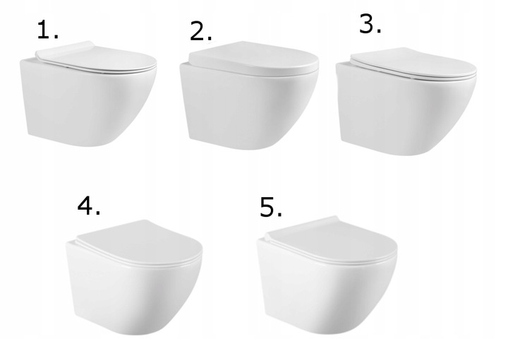 MEXEN LENA MISKA WC RIMLESS DESKA WOLNOOPADAJĄCA DUROPLAST