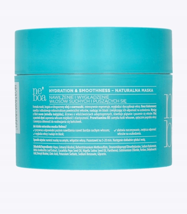 NEBOA Maska naturalna do włosów Hydration & Smoothness 300ml