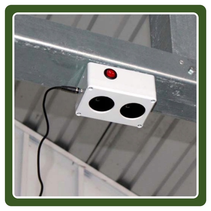 ODSTRASZACZ KUN MYSZY SZCZURÓW GRYZONI PODWÓJNY DO DOMU I OGRODU 2000