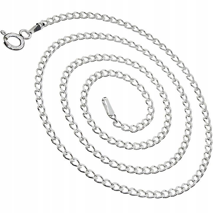 SREBRNY ŁAŃCUSZEK PANCERKA I KRZYŻYK ZESTAW IDEALNY NA PREZENT