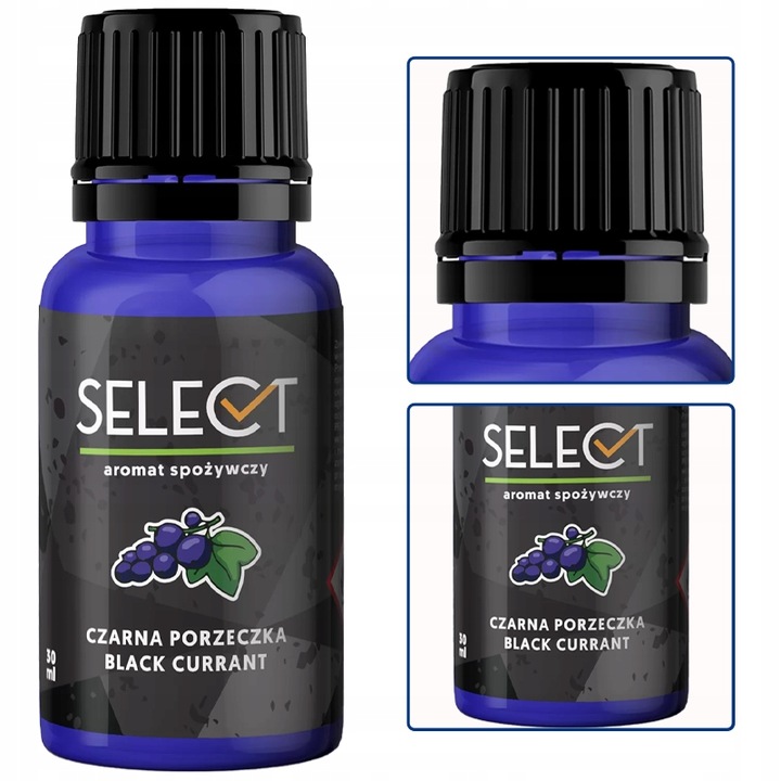AROMAT SPOŻYWCZY DO CIAST NAPOJÓW SELECT - CZARNA PORZECZKA 30 ML