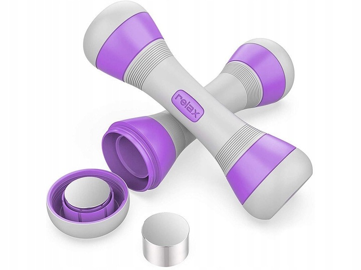 Hantle Ciężarki Regulowane Hantelki Fitness 2x2kg Do Ćwiczeń Dla Kobiet 3w1