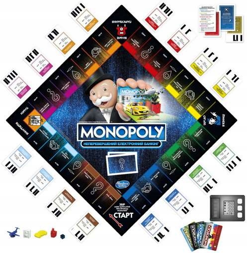 Gra Monopoly Super Electronic Banking Polska Wersja Hasbro E8978