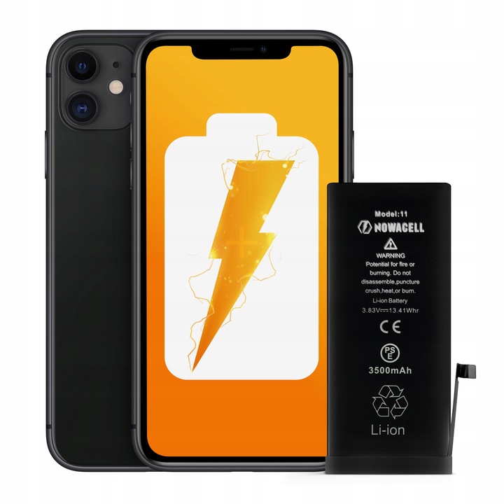 Bateria NOWACELL do iPhone 11 - większa pojemność