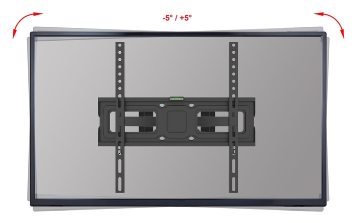Extra Mocny Obrotowy Uchwyt do Telewizora Wieszak TV 25-70 cali Uniwersalny