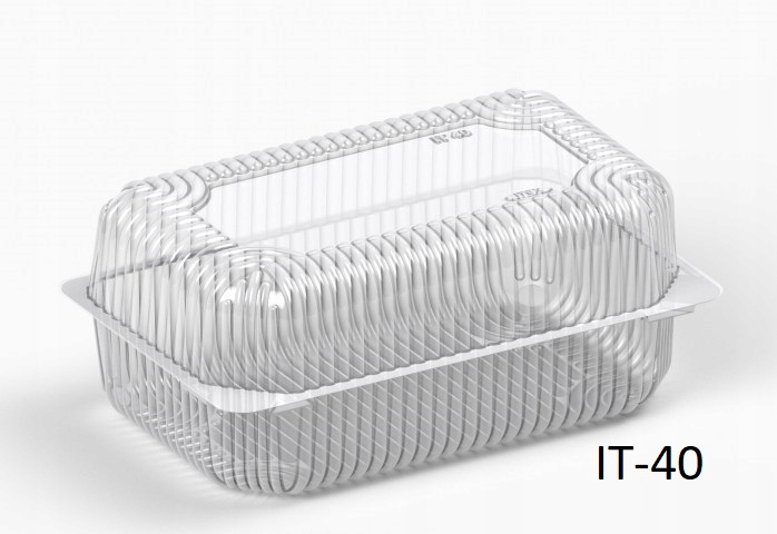 Pojemniki pudełka plastikowe ciasto opakowanie cukiernicze 20x12cm 2,6L 50s