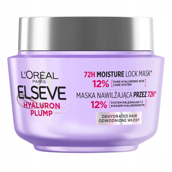 Nawilżająca Maska Do Włosów Loreal Elseve Hyaluron Plump 300 ml