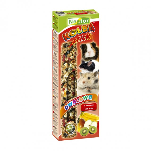 NESTOR Kolby dla gryzoni MIX SMAKÓW 10x 115g